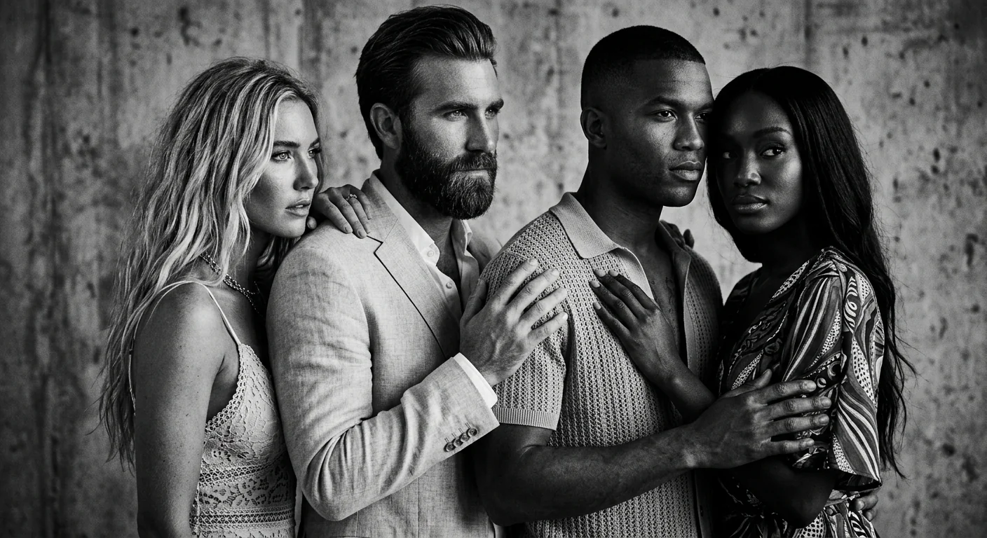 Vier Models, Editorial Schwarz-Weiss