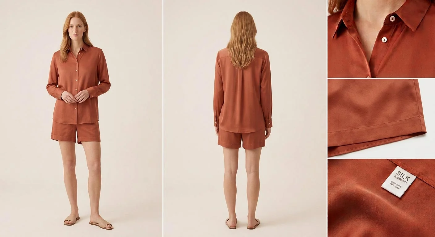 Zalando Produktbilder mit KI Model, Fashion-Set aus mehreren Perspektiven